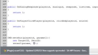 SAMP Scripting for Beginners Tutorial Series  Part 9  YCMD and SSCANF 2 [upl. by Svensen528]