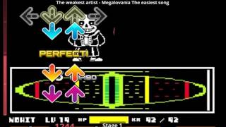 Stepmania 5 Megalovania Undertale The easiest song Difficulty 1 OLD [upl. by Julia]