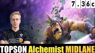 🤯 TOPSON Alchemist MID 736C  DOTA 2 HIGHEST MMR MATCH dota2 dota2gameplay topson [upl. by Votaw]