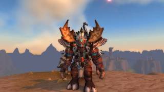 Highmountain Tauren heritage armor in game preview [upl. by Aihtela23]