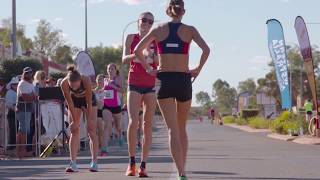 2018 Leonora Golden Gift Womens Elite Mile Final  Finish line [upl. by Eeclehc]