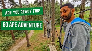 GO APE ADVENTURE  TREETOP CHALLENGE Cannock [upl. by Islaen]