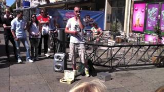 Dave Crowe beatboxing in Gothenburg 20110603 [upl. by Yanttirb]