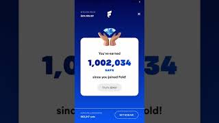 Pt2 Earn 1 Million Sats Bitcoin Spin Fold App Wheel Earn A Whole Bitcoin Shopping 🛍 VR game⚡️ [upl. by Dobbins714]