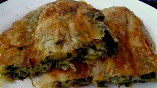 Börek mit Spinatfüllung Ispanakli kol böregimeinerezepte [upl. by Eerak]