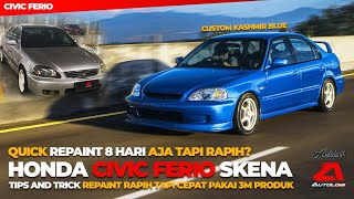 Repaint Honda Civic Ferio 8 Hari Aja amp Tips And Trick Repainting Yang Rapih Tapi Kebut [upl. by Solokin672]