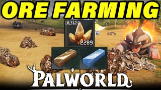 BUILD A PALWORLD ORE MINING BASE IMMEDIATELY Best Palworld Ore and Ingot Guide [upl. by Ano]