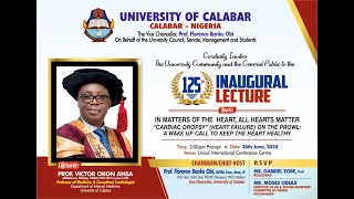 University of Calabar 125th Inaugural Lecture [upl. by Charron]