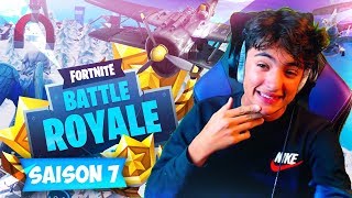 DES AVIONS SUR FORTNITE BATTLE ROYALE  JE FAIS UN CARNAGE POUR LA SAISON 7 [upl. by Hanser]