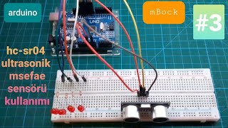 mBlock ile hcsr04 ultrasonik mesafe sensörü kullanımımBlock arduino mesafesensörümBlockarduino [upl. by Fotzsyzrk958]