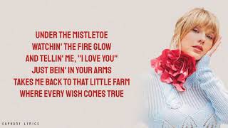 Taylor Swift  Christmas Tree Farm Lyrics [upl. by Gnni]