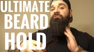 AMAZING way to get a straighter beard  Beard Wax Review [upl. by Keever]