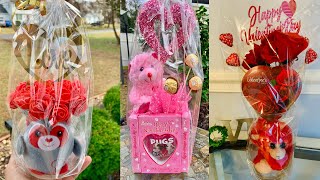 DOLLAR TREE VALENTINE GIFT IDEAS CHEAP amp EASY VALENTINE DIY [upl. by Ogirdor]