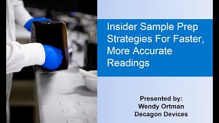 Pro sample prep strategies for faster more accurate water activity and moisture content readings [upl. by Lednahs]