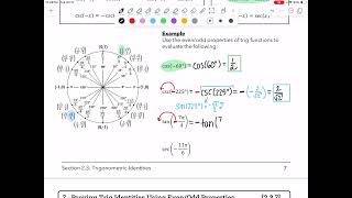 236 Even and Odd Properties of Trig Functions [upl. by Ioyal]