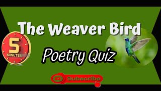 Questions and Answers The Weaver Bird poem by Kofi Awoonor [upl. by Assylla]