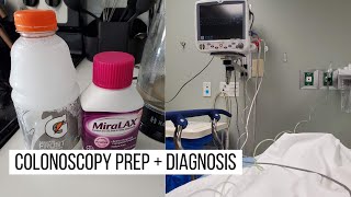 VLOG  Colonoscopy Prep Diagnosis [upl. by Jary633]