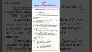 ବାକ୍ୟ  ସରଳ ବାକ୍ୟ ଯୌଗିକ ବାକ୍ୟ ଓ ଜଟିଳ ବାକ୍ୟ [upl. by Kissner]