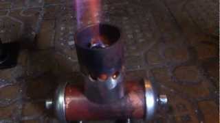 alcohol jet stove  fornello ad alcool 4 [upl. by Yedsnil]