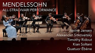 Felix Mendelssohn 18091847  Octet Op 20  AllStradivari instrument performance [upl. by Enetsirk]