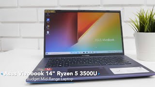 Asus Vivobook 14quot Ryzen 5 3500U Budget MidRange Laptop [upl. by Demmahum]