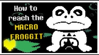 How To Reach Macro Froggit  Fight Showcase Undertale Yellow [upl. by Merritt]