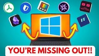 15 Useful Windows Apps No One is Talking About [upl. by Aicnerolf]