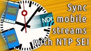 Synchronize live streams from Larix Broadcaster with NTP SEI via RTMP and SRT feat Nimble Streamer [upl. by Ligetti]