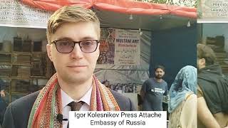 Igor Kolesnikov Press Attache Embassy of Russia [upl. by Lovering]