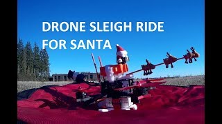 SANTA SLEIGH DRONE XMAS EDITION [upl. by Alyacim]