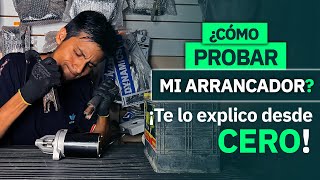 ¿Cómo probar tu MOTOR DE ARRANQUE🤔🚗  Te lo explico paso a paso [upl. by Athene144]