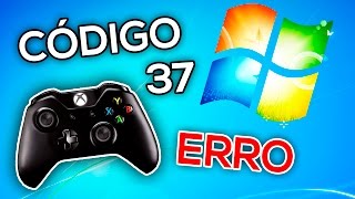 ERRO CÓDIGO 37 CONTROLE XBOX ONE TUTORIAL [upl. by Victoria780]