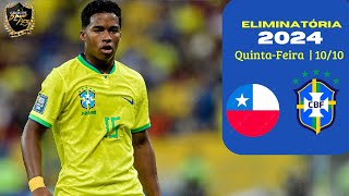 CHILE X BRASIL ELIMINATÓRIAS DA COPA 2026 DIEGO SHOW [upl. by Brazee]