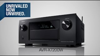 Denon AVRX7200W flagship AV receiver [upl. by Htenaj492]