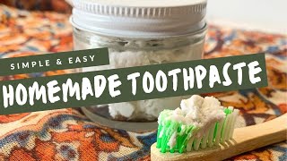 How to Make Homemade Toothpaste  DIY Toothpaste Recipe [upl. by Martella]