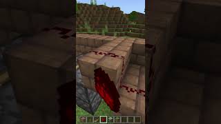 How to make a 2x1 Flush Piston Door in Minecraft [upl. by Goer]