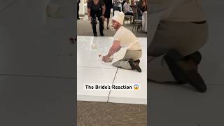 The Brides Reaction 😱 funny fails wedding [upl. by Tteltrab]