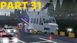 ROBLOX Vancouver RCMP Patrol Part 32  Bridge Collapse [upl. by Tnilf]