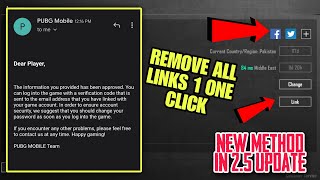 UNLINK ALL LINKS IN ONE CLICK IN PUBG MOBILE  NEW METHOD IN 25 UPDATE  Waleed Khan [upl. by Reivaj]