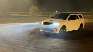 HELLCAT DRIFTING CRAZY RUNS FROM HELICOPTER CAR MEET PHOENIX ARIZONA [upl. by Adnat447]