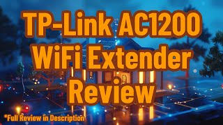 TPLink AC1200 WiFi Extender Review [upl. by Enorahs]