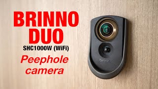 Review BRINNO Duo SHC1000W Peephole Camera [upl. by Seline]