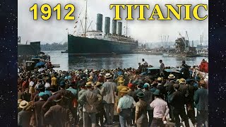 1912 Titanic Before and After Disaster in Color79 Rare Photos of RMS Titanic Carpathia and Olympic [upl. by Eniamsaj]