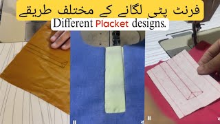 How To Sew a Placket Step by Step Guideplacket howtosew sewingshorts ummemuslma [upl. by Peper]