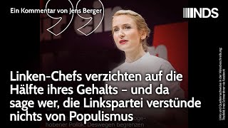 LinkenChefs verzichten auf Hälfte ihres Gehalts – sage wer sie verstünden nichts von Populismus [upl. by Islaen]