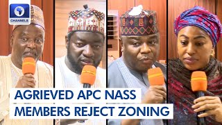 10th NASS Wase Other Aggrieved APC Members Protest Zoning Formula [upl. by Leuqim]