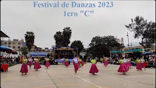 IE SINCHI ROCA 2023 1ro quotCquot Ica Categoría A  Festival de Danza Urb San AgustínComas [upl. by Barney]