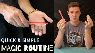 Pen amp Coin Magic Routine  Revealed [upl. by Ramberg]