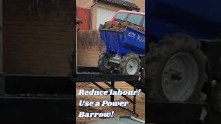 Reduce Labour with a Power Barrow Watch it in Action [upl. by Shandee]