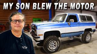 Chevy K5 Blazer LS Swap killed on frame off Trans Am resto Nonrunning Ferrari 308 at GMTV Garage [upl. by Helaina]